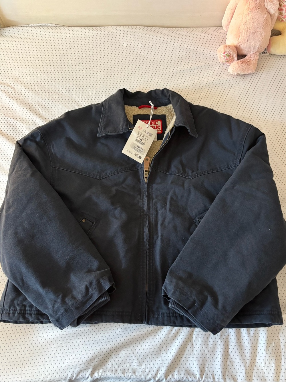 Pacific Republic Sherpa Lined Cropped Jacket